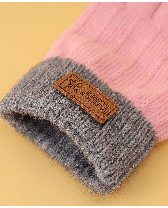 Pine Kids Solid Color Gloves - Pink
