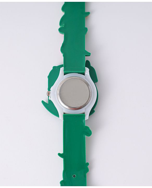 Babyhug Free Size Dino Analog Watch - Blue