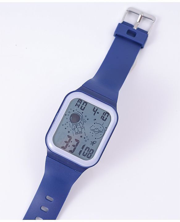 Pine Kids Solid Digital Watch Free Size - Navy Blue