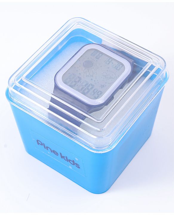Pine Kids Solid Digital Watch Free Size - Navy Blue