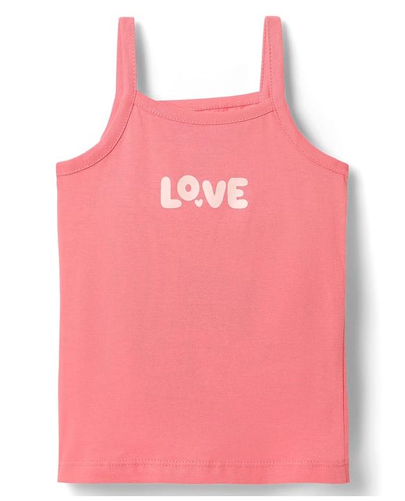 Babyhug 100% Cotton Singlet Tropical Theme & Text Printed Slips Pack Of 3 - Pink Navy Blue & Yellow