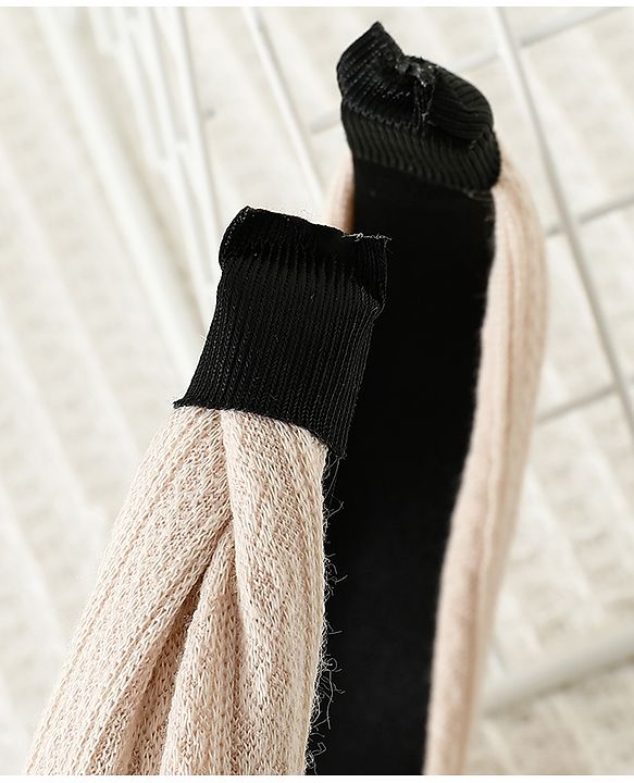 Pine Kids Hair Band Knot Detailing with Textured Design - Light Pink