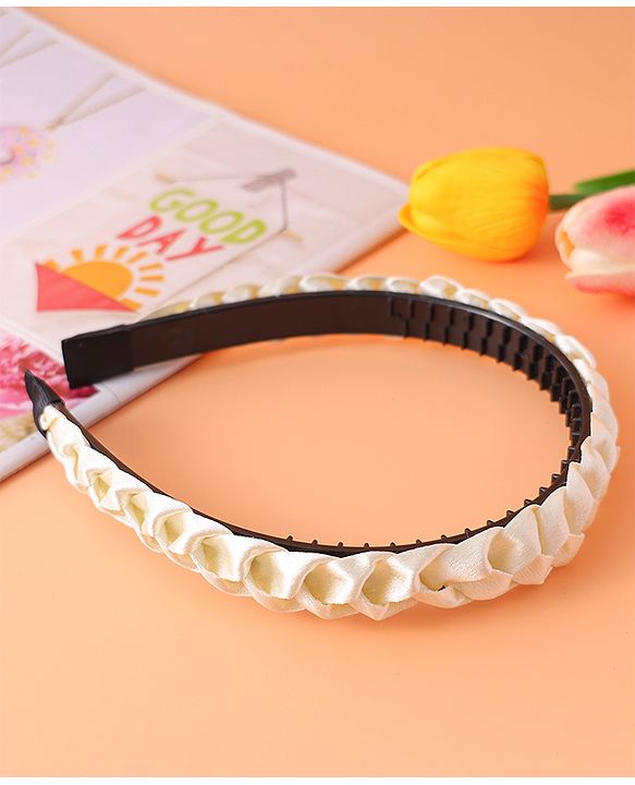Pine Kids Braid Shape Hair Band - Beige