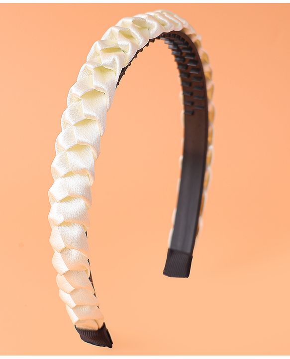 Pine Kids Braid Shape Hair Band - Beige