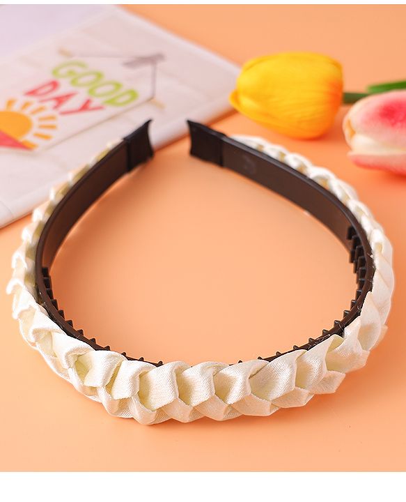 Pine Kids Braid Shape Hair Band - Beige