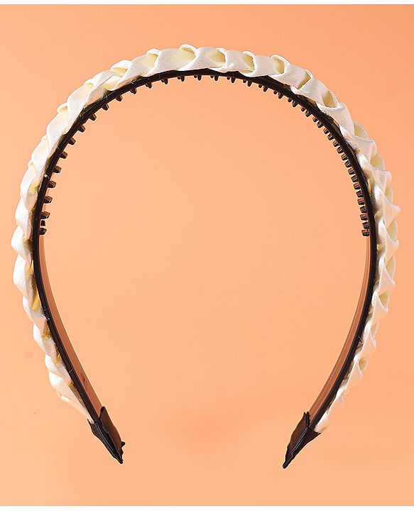 Pine Kids Braid Shape Hair Band - Beige