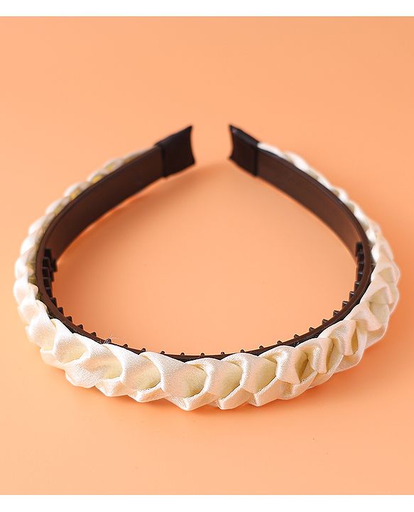 Pine Kids Braid Shape Hair Band - Beige