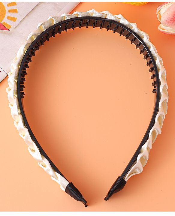 Pine Kids Braid Shape Hair Band - Beige