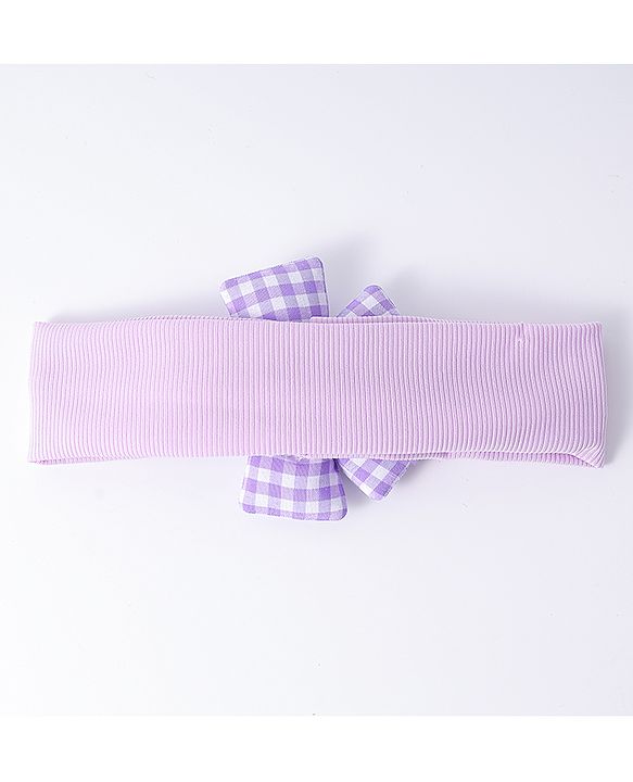 Babyhug Free Size Headband with Floral Applique -  Pink