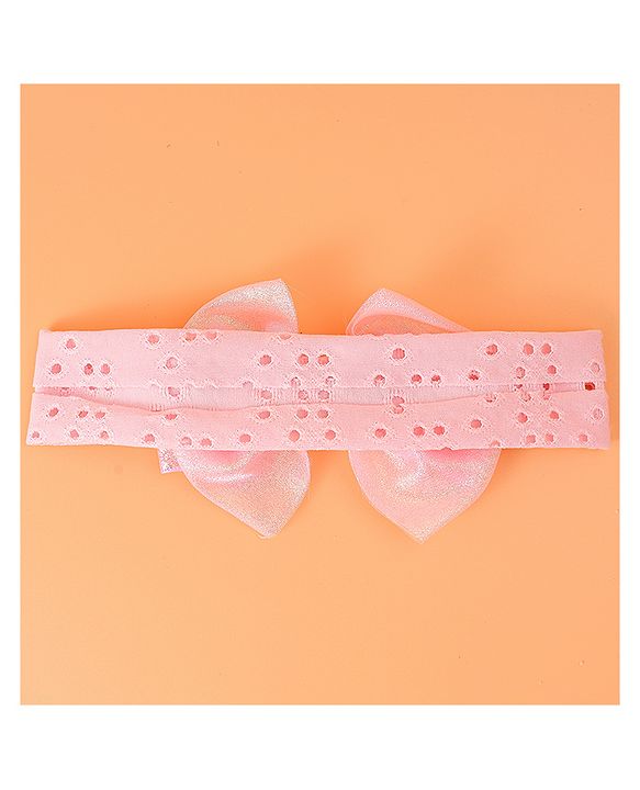 Babyhug Bow Applique Headband - Pink