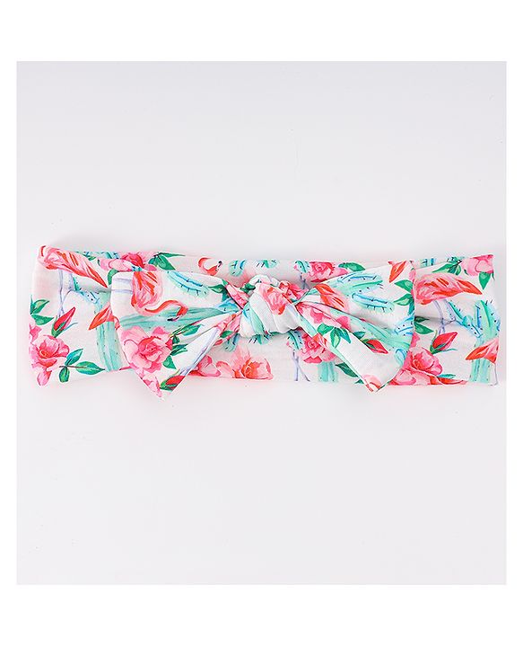 Babyhug Bow Applique Headbands Pack of 3 - Multicolor