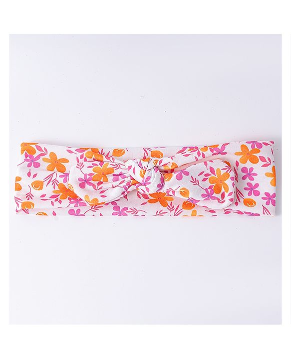 Babyhug Bow Applique Headbands Pack of 3 - Multicolor