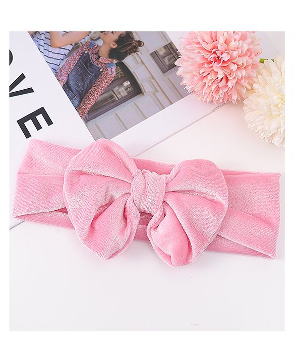 Babyhug Bow Applique Headband - Pink
