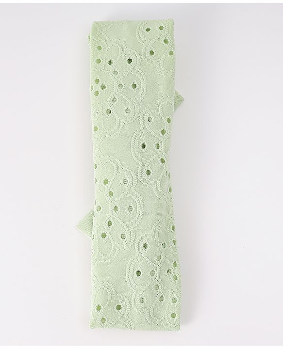 Babyhug Bow Applique Headband - LIght Green