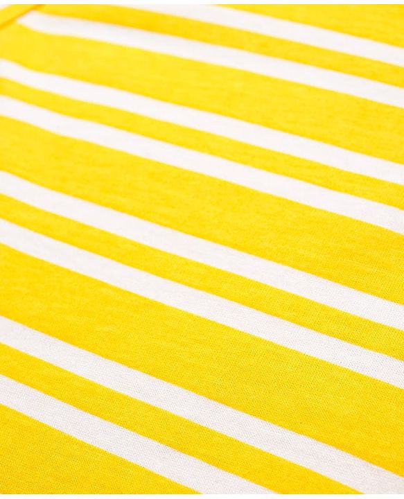 Babyhug 100% Cotton Single Jersey Knit Sando Stripes & Animal Print Pack Of 3 - Yellow Navy Blue & Blue