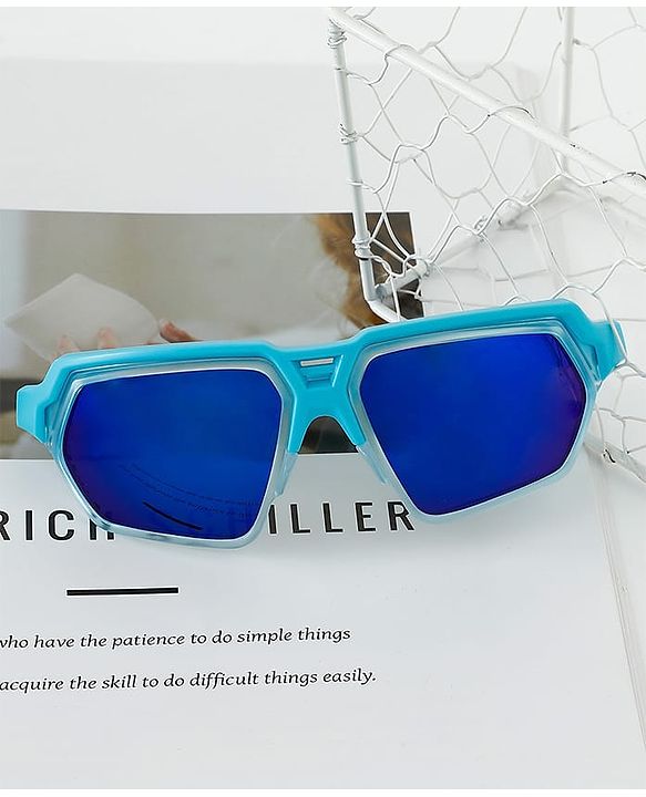 Pine Kids Sunglasses Blue with Comfortable Nose Pad - Blue