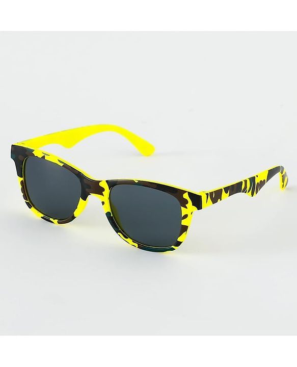 Pine Kids Sunglasses with Solid Nose Pad - Yellow