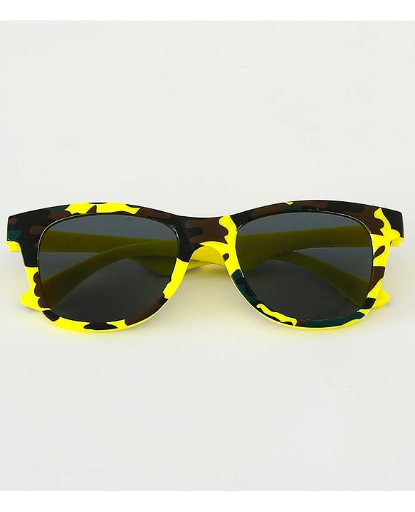 Pine Kids Sunglasses with Solid Nose Pad - Yellow