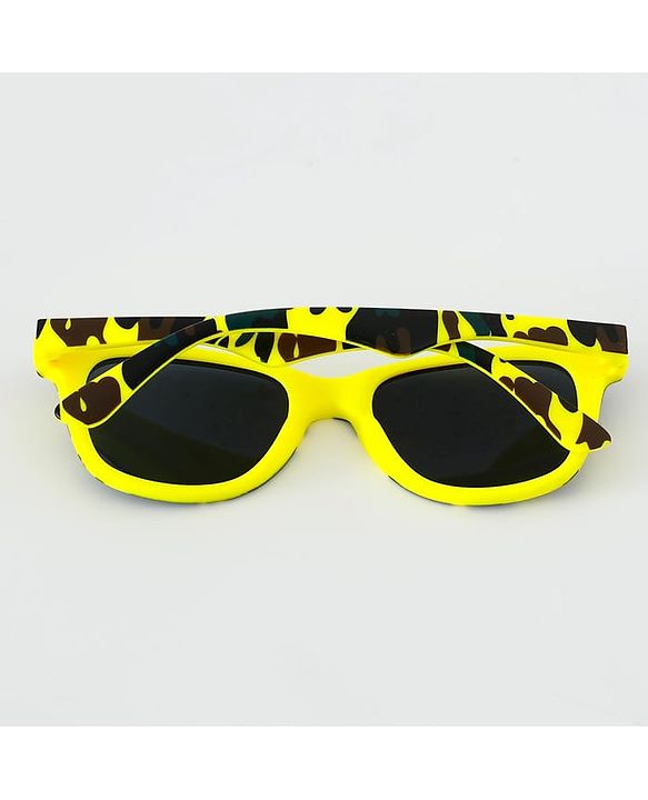 Pine Kids Sunglasses with Solid Nose Pad - Yellow