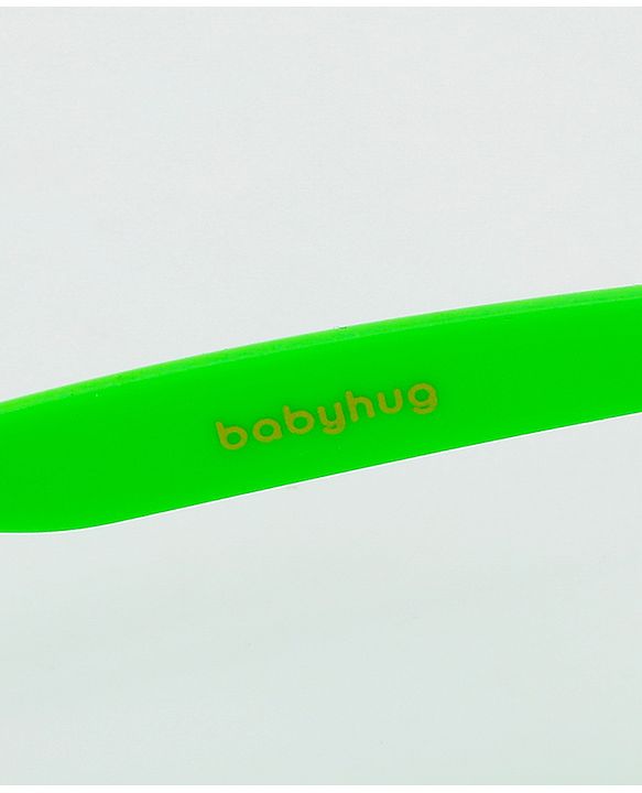 Babyhug Free Size Crocodile Shape Sunglasses - Green