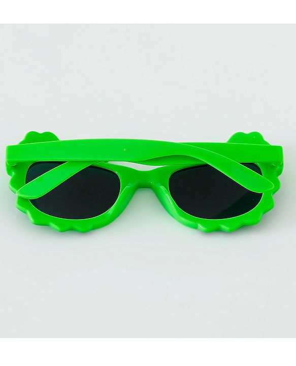 Babyhug Free Size Crocodile Shape Sunglasses - Green