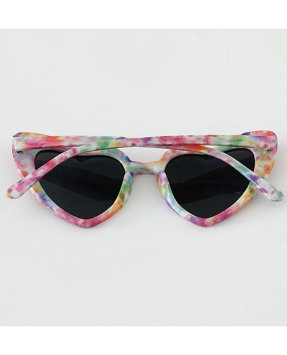 Babyhug Free Size Heart Shape Sunglasses - Green