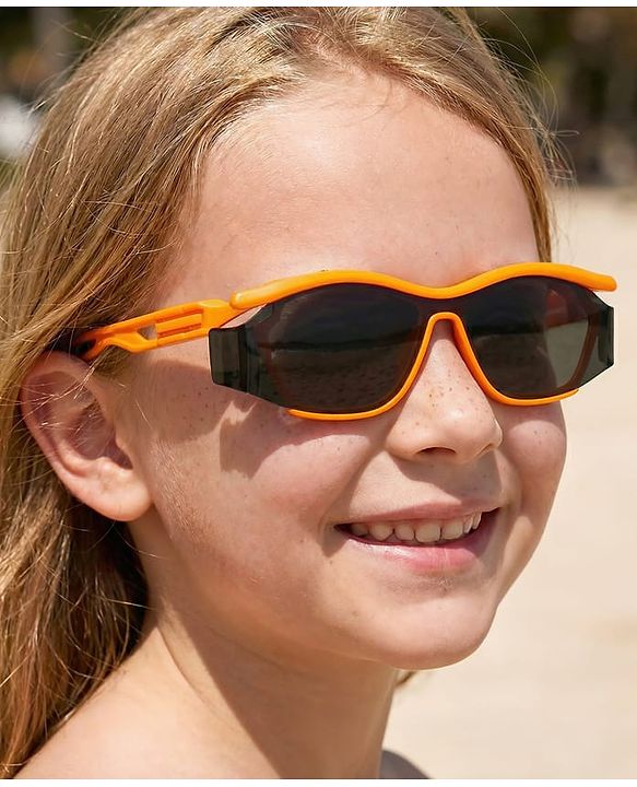 Pine Kids Sunglasses with Comfortable Nose Pad - Orange