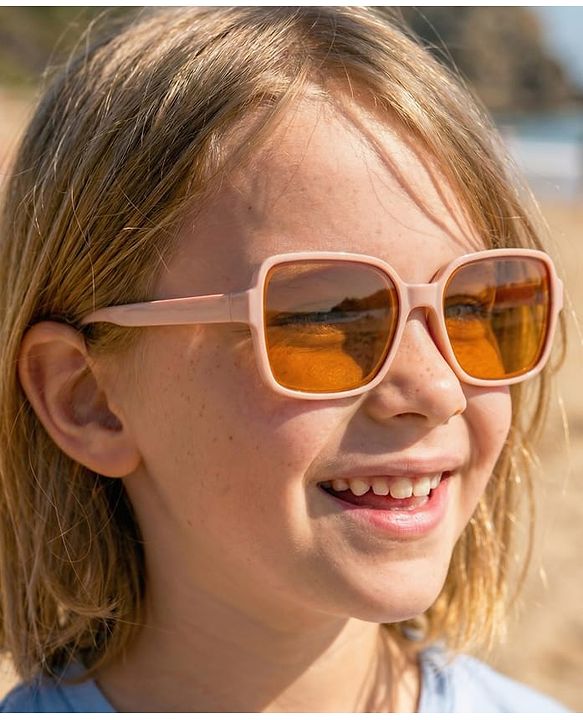 Pine Kids Sunglasses with Comfortable Nose Pad - Brown