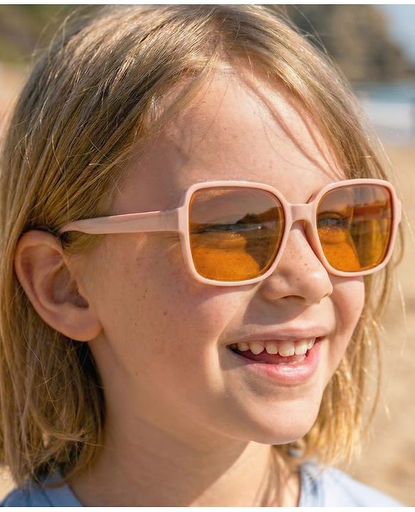 Pine Kids Sunglasses with Comfortable Nose Pad - Brown