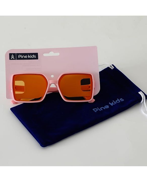 Pine Kids Sunglasses with Comfortable Nose Pad - Brown