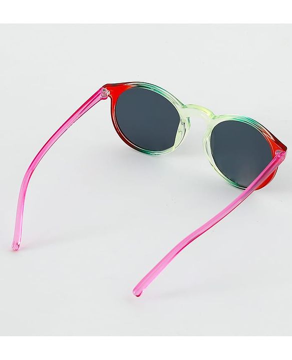 Pine Kids Sunglasses with Comfortable Nose Pad - Red & Green