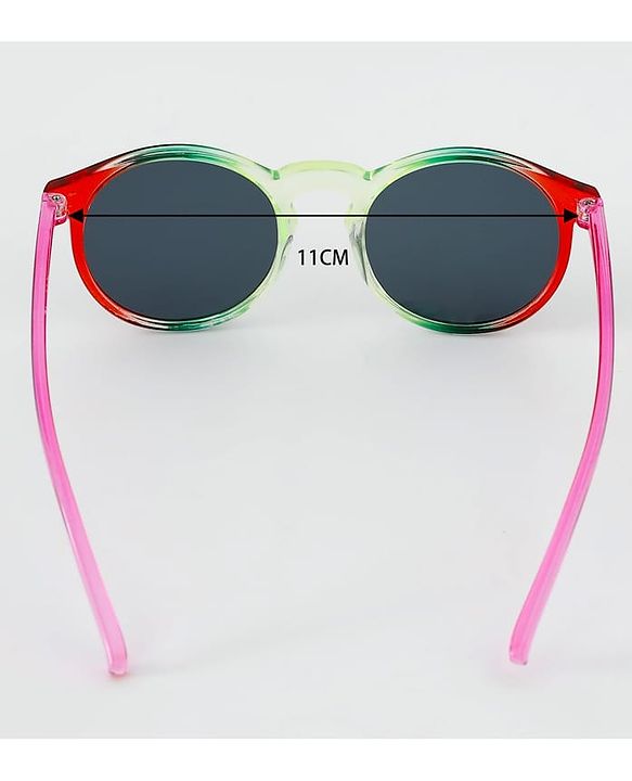 Pine Kids Sunglasses with Comfortable Nose Pad - Red & Green