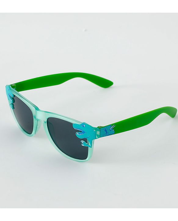 Babyhug Free Size Dino Applique Sunglasses - Green