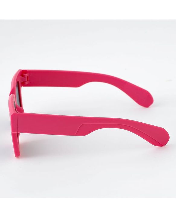 Pine Kids Free Size Sunglasses with Chunky Frame - Dark Pink