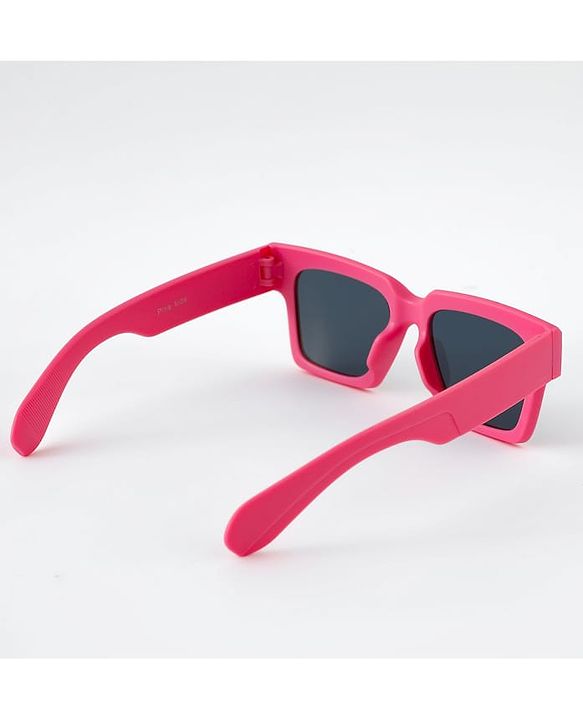 Pine Kids Free Size Sunglasses with Chunky Frame - Dark Pink