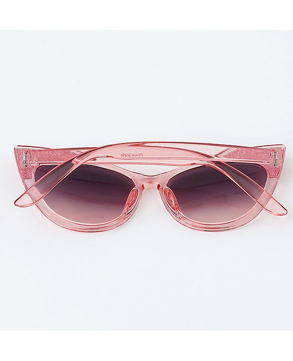 Pine Kids Cat Eye Sunglasses with Shimmer Detail - Baby Pink