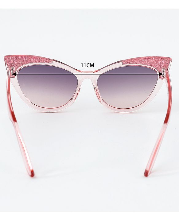 Pine Kids Cat Eye Sunglasses with Shimmer Detail - Baby Pink