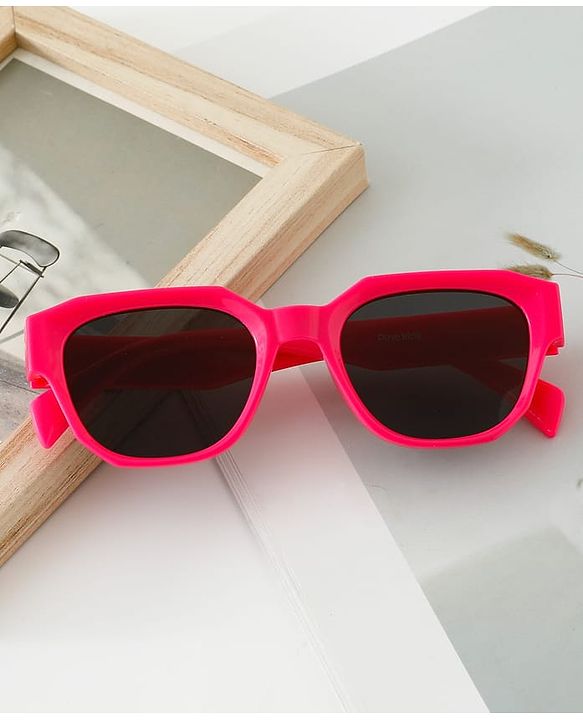 Pine Kids Full Rim Sunglasses - Dark Pink