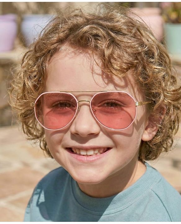 Pine Kids Aviator Sunglasses - Pink