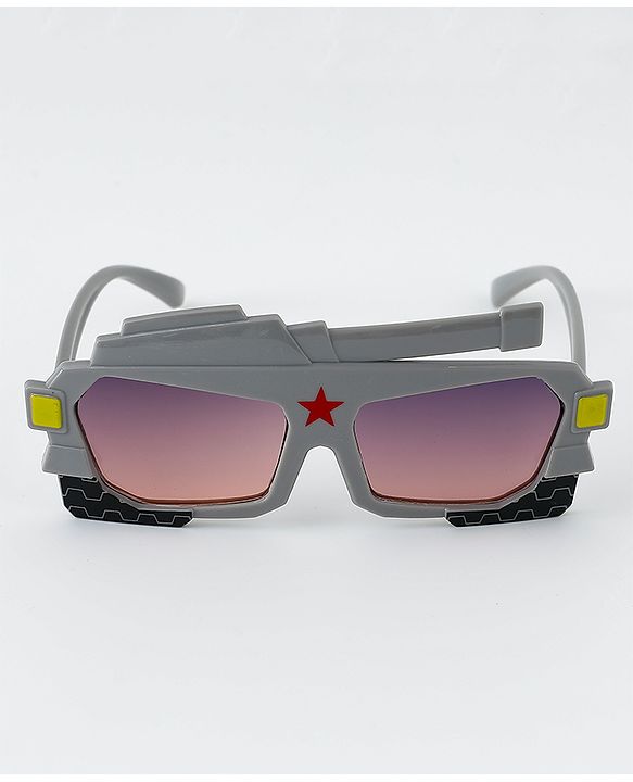 Babyhug Sunglasses With Ammunition Tanker Shape - Grey
