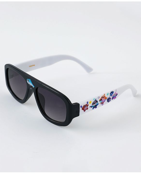 Babyhug Sunglasses With Alien Print - Black