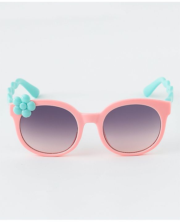 Babyhug Sunglasses With Floral Applique - Pink