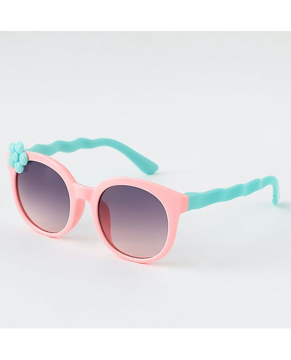 Babyhug Sunglasses With Floral Applique - Pink