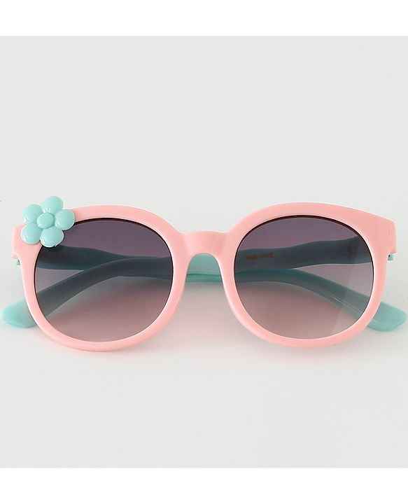 Babyhug Sunglasses With Floral Applique - Pink