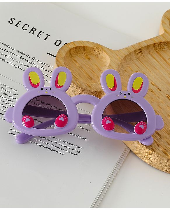 Babyhug Sunglasses With Bunny Shape - Purple