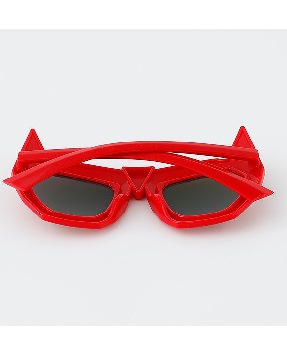 Babyhug Sunglasses With Bat Man Shape - Red
