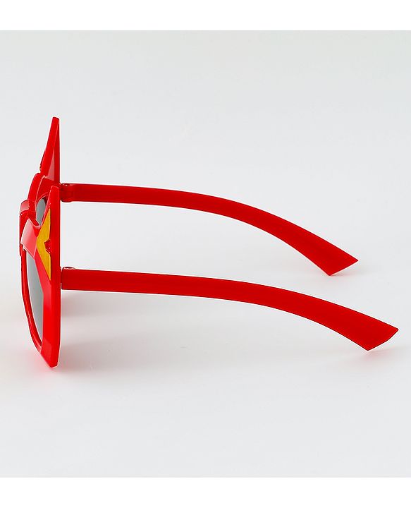 Babyhug Sunglasses With Bat Man Shape - Red
