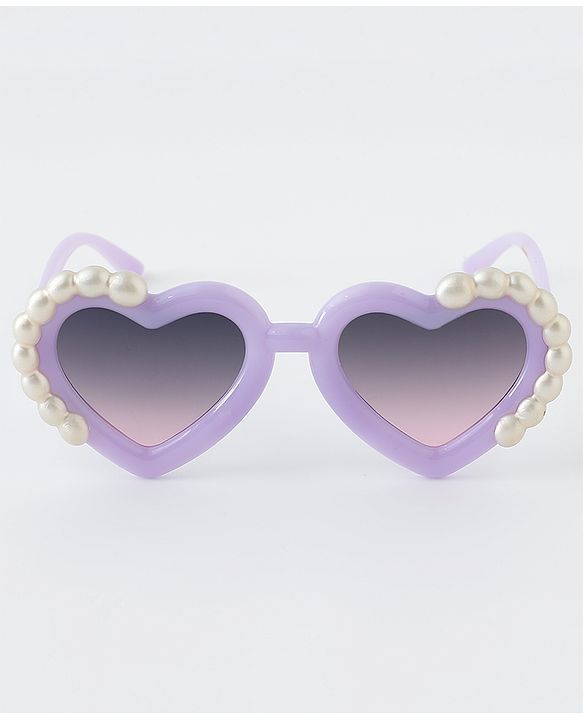 Babyhug Heart Shape Sunglasses - Purple