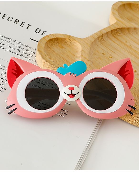 Babyhug Kitty Shaped Sunglasses - Pink