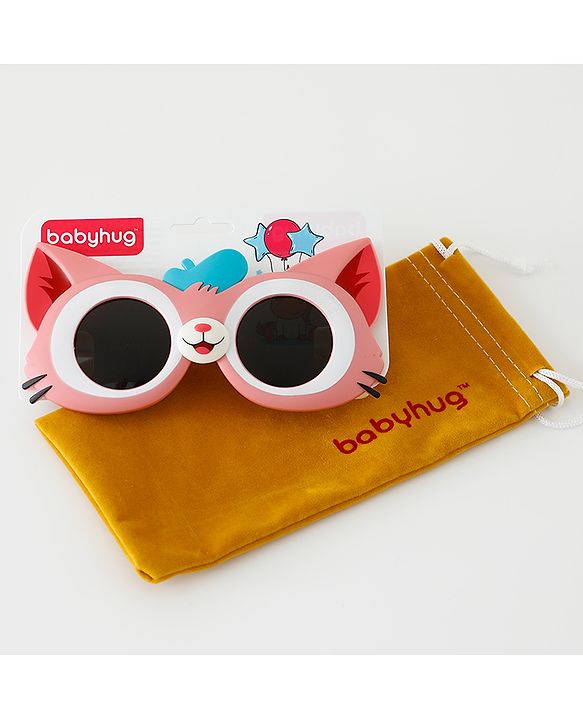 Babyhug Kitty Shaped Sunglasses - Pink